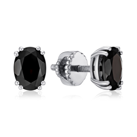 Серебряные серьги с гранатом KRS 627-GR-E/12/5069