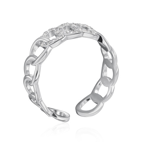 Серебряное кольцо с фианитами (LR00646-R/12/1)