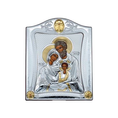 Серебряная икона Святое семейство (MA/E3405/1X)