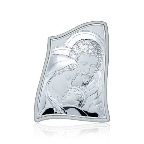 Серебряная икона Святое Семейство (MA/E904/3WH)