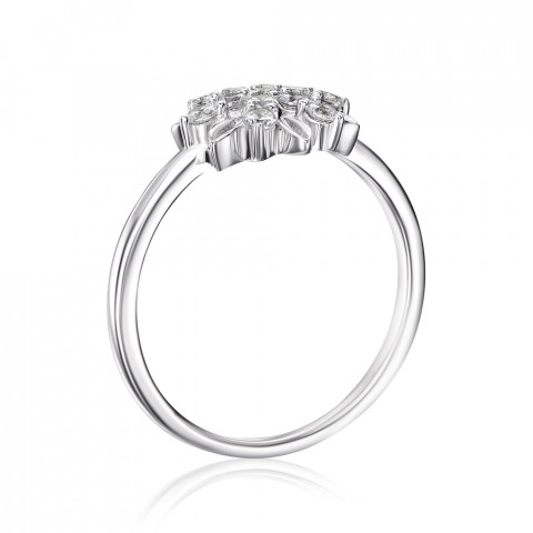 Серебряное кольцо с фианитами (ML13530A-R/12/1)
