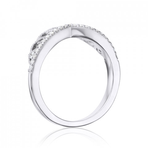 Серебряное кольцо «Корона» с фианитами (ML13999A-R/12/1)