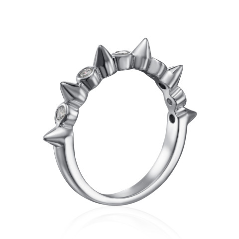 Серебряное кольцо с фианитами (ML14344A-R/12/1)