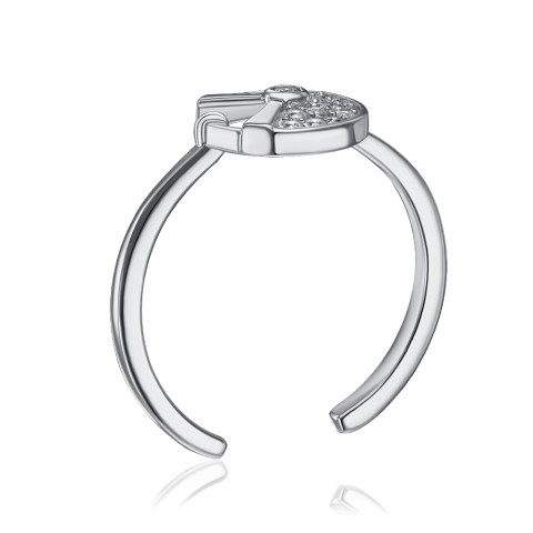 Серебряное кольцо с фианитами (ML14425A-R/12/1)
