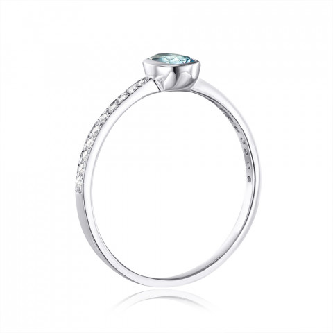 Серебряное кольцо с топазом sky (NA500-R/12/7119)