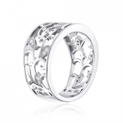 Серебряное кольцо с фианитами (OL02471B-R/12/1)