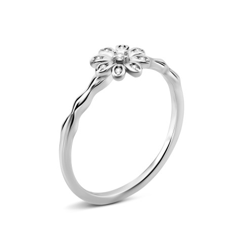 Серебряное кольцо с фианитами (PA04404)