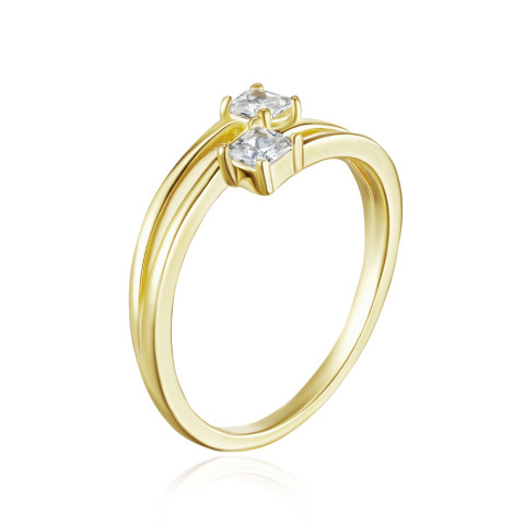 Серебряное кольцо с фианитами PDR10360-R/20/1