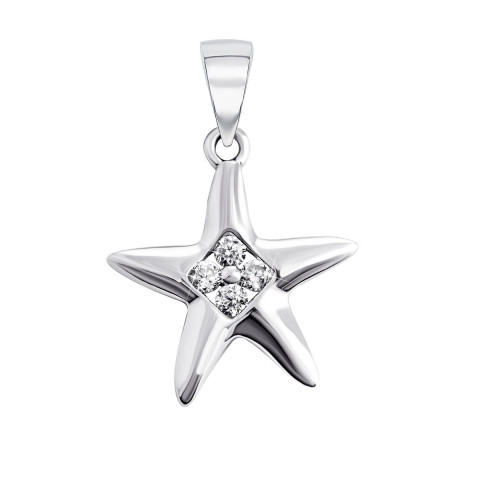Серебряная подвеска Морская звезда (PE40090)