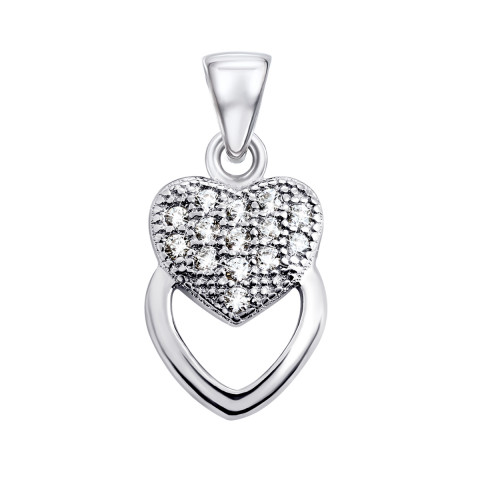 Серебряная подвеска Сердце (PP2447)