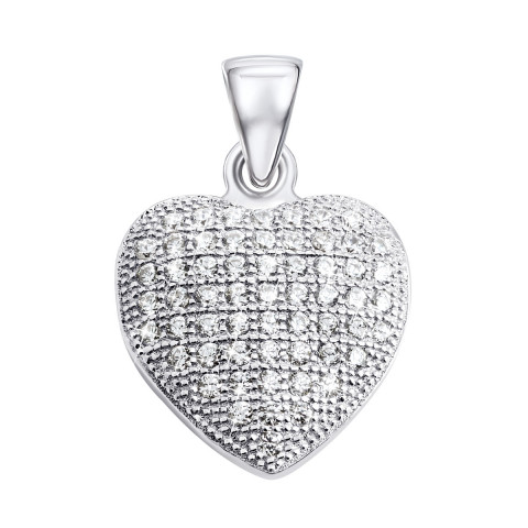 Серебряная подвеска Сердце (PPS1975-13M)