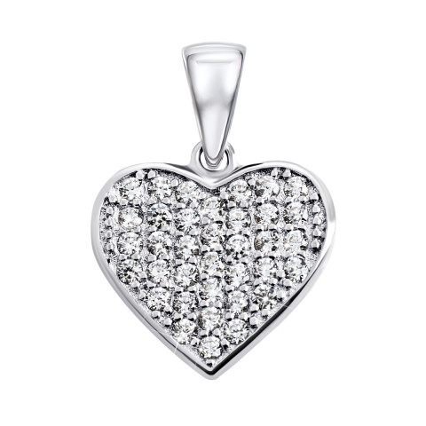 Серебряная подвеска Сердце (PPS2132-12)