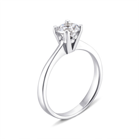 Серебряное кольцо с фианитом (PRS1351)
