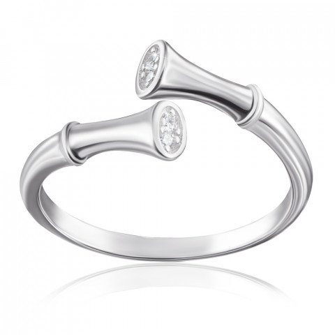 Серебряное кольцо с фианитами. (RI34301-R/12/1)