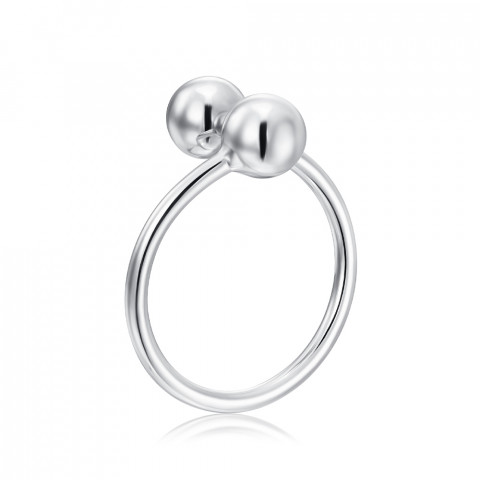 Серебряное кольцо без вставки (RPB008-R/12)