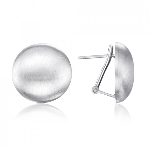 Серебряные серьги без вставки. Артикул S-OR-03-063B/A/R-E/12