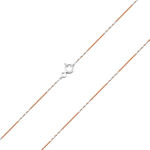Серебряная цепочка с позолотой (Grot 3019 MD)