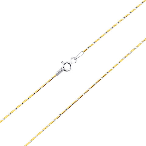 Серебряная цепочка с позолотой (GRQ8L 1011 025)
