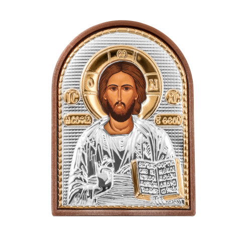 Серебряная икона «Иисус Христос» (EP1-001 PAG)