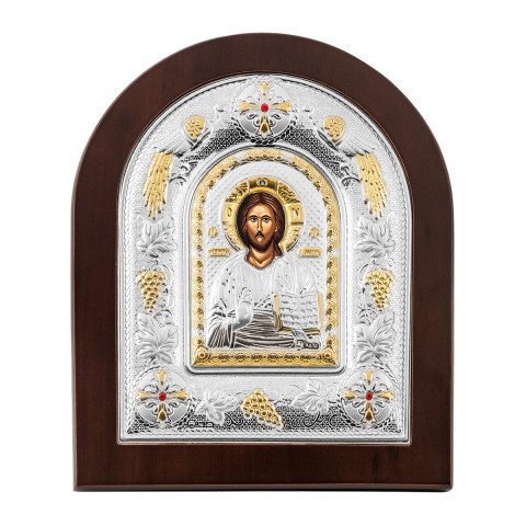 Серебряная икона «Иисус Христос» (МА/Е 3107 DХ)