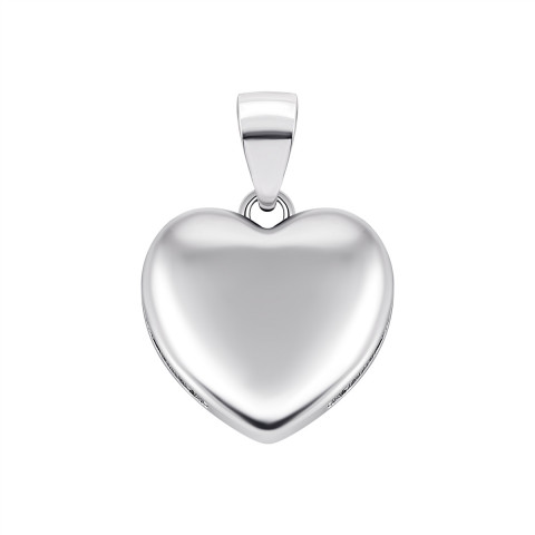 Серебряная подвеска Сердце (2P15775)