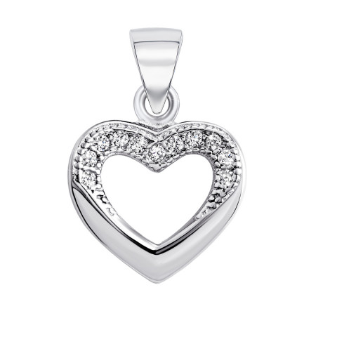 Серебряная подвеска Сердце (PP2429)