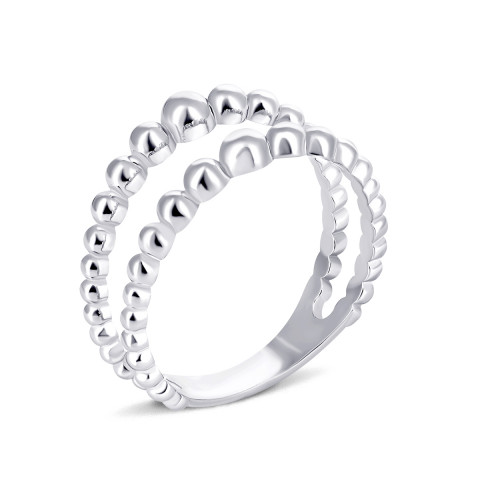 Серебряное кольцо (910К.Rh)