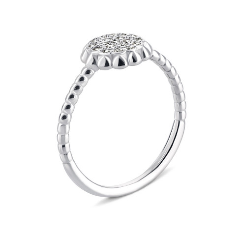 Серебряное кольцо Цветок с фианитами (1RI35332-R/12/1)