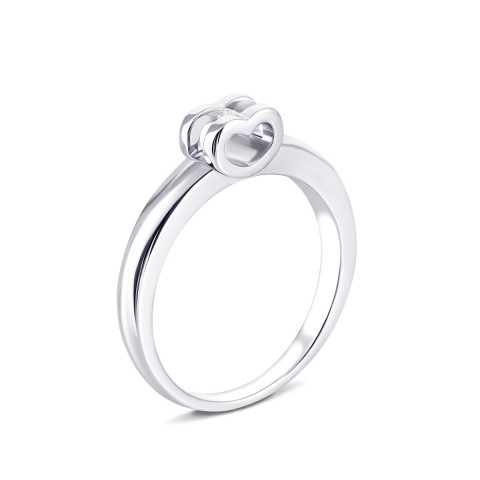 Серебряное кольцо с бриллиантом (151393RW/BW2)