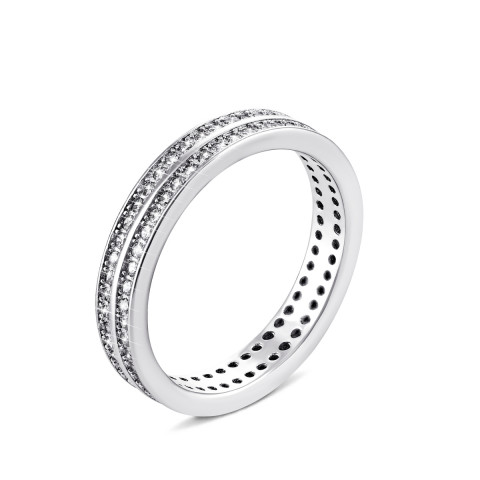 Серебряное кольцо с фианитам (КК2Ф/1074)