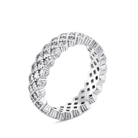 Серебряное кольцо с фианитам (КК2Ф/1135)