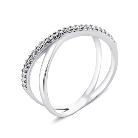 Серебряное кольцо с фианитами (1207/1р-CZ)
