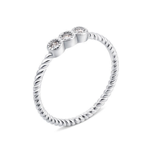 Серебряное кольцо с фианитами (1RI35359-R)