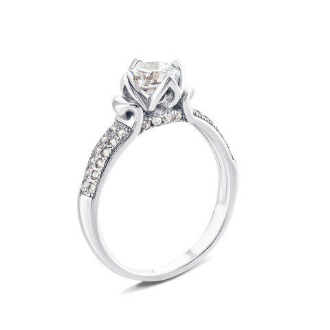 Серебряное кольцо с фианитами (1RI56124)