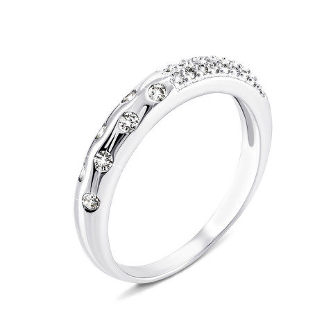 Серебряное кольцо с фианитами (1RI56772-R)