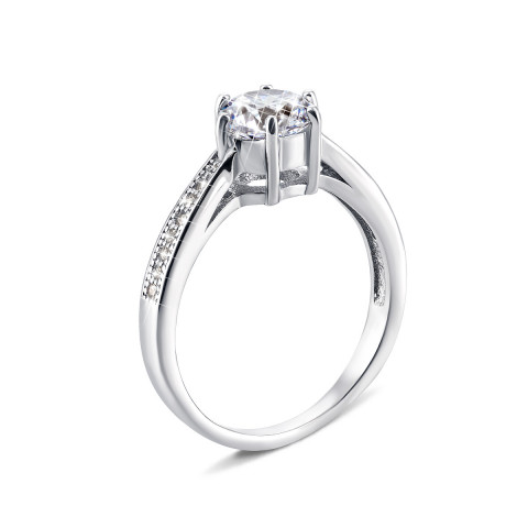 Серебряное кольцо с фианитами (1RI56847-R)