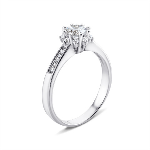 Серебряное кольцо с фианитами (1RI57060)
