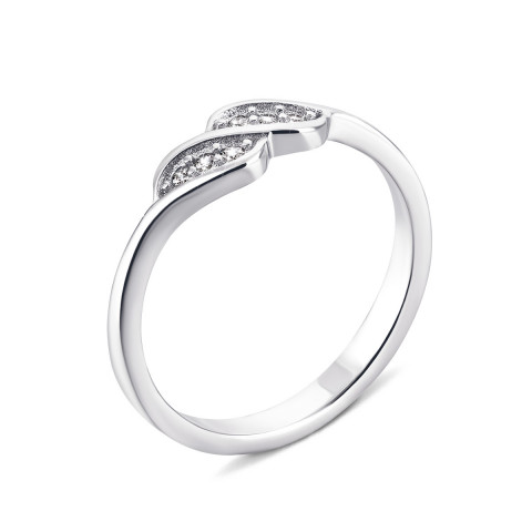 Серебряное кольцо с фианитами (1RI57130-R)