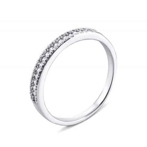 Серебряное кольцо с фианитами (1RI57829-R)