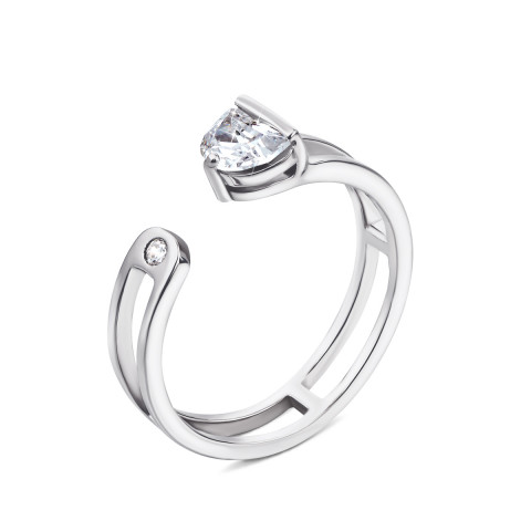 Серебряное кольцо с фианитами (1RI57974/0-R)