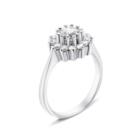 Серебряное кольцо с фианитами (1RI58201)