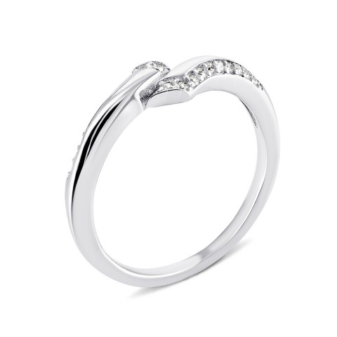 Серебряное кольцо с фианитами (1RI58375-R)