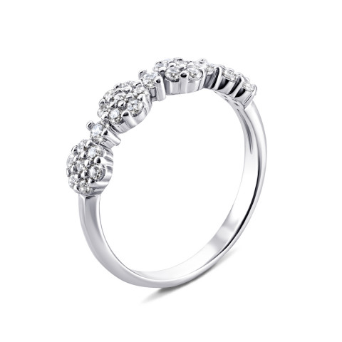 Серебряное кольцо с фианитами (1RI58599-R)
