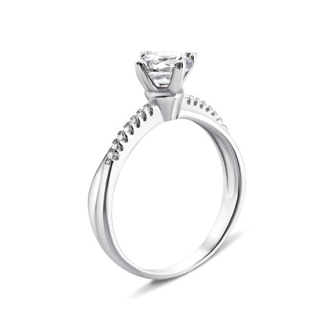 Серебряное кольцо с фианитами (1RI58721-R)