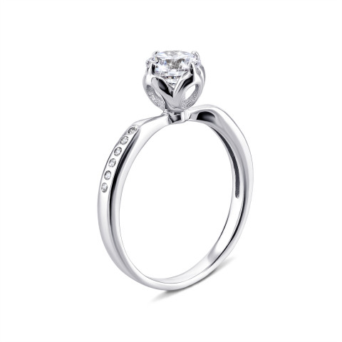 Серебряное кольцо с фианитами (1RI58756-R)