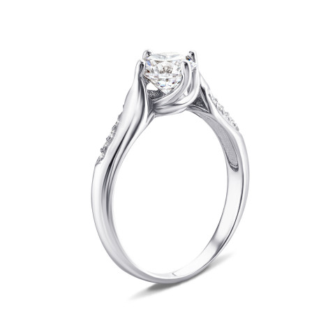 Серебряное кольцо с фианитами (1RI58803)
