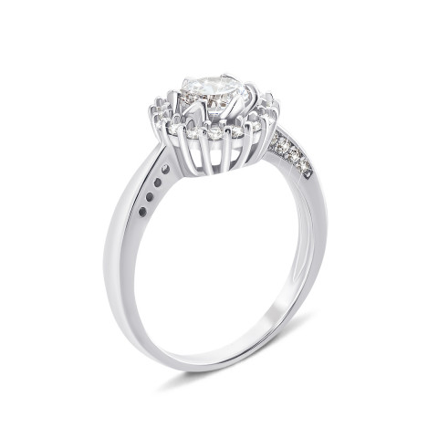 Серебряное кольцо с фианитами (1RI58931)