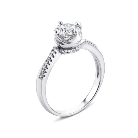 Серебряное кольцо с фианитами (1RI58942)