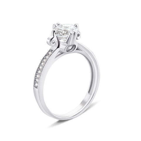 Серебряное кольцо с фианитами (1RI59080)