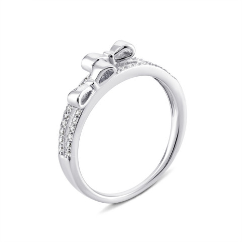 Серебряное кольцо с фианитами (1RI59387)